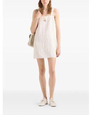 prada embroidered cady mini-dress Prada Embroidered cady mini-dress - P3O28R_155O_F0002_S_OOO