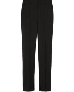 Sportmax サイドスリット パンツ - ブラック
