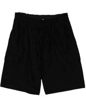 Comme des Garçons Short À Coupe Évasée - Black