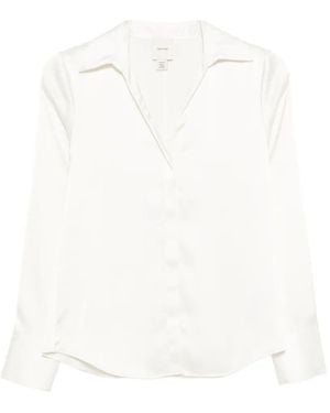 Calvin Klein Spread-Collar Shirt - White