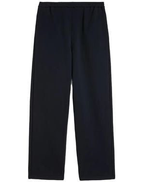 Jil Sander Cotton Blend Sweat-Trousers - Blue