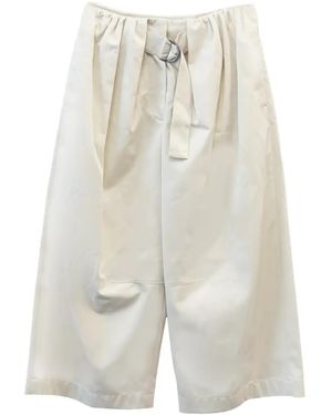Loewe Plooibroek Met Ceintuur - Wit