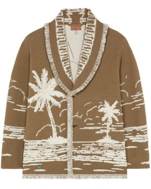 Alanui Beyond The Horizons Cardigan - Braun