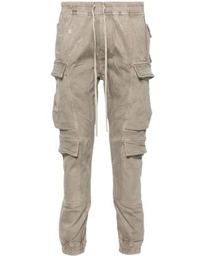 Rick Owens Halbhohe Mastodon Megacargo Slim-Fit-Jeans - Natur