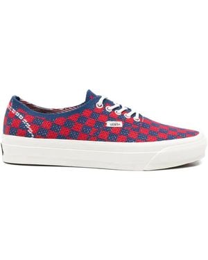 Vans Baskets À Carreaux - Purple