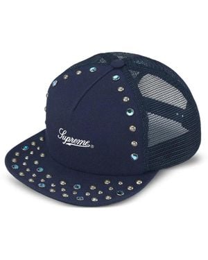 Supreme X B.B. Simon Studded Cap - Blue