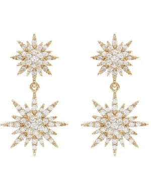 Djula Sun Hängeohrringe Mit Diamanten - Weiß