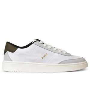 HUGO Logo Detail Trainers - White