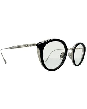 Chrome Hearts Lunettes De Vue Romantical À Branches Gravées - Noir