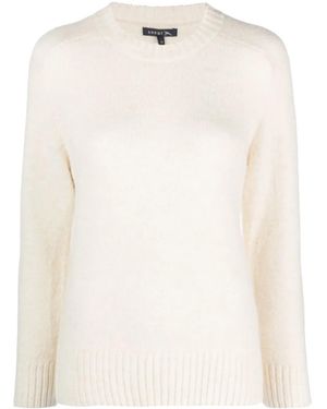 Soeur Crew-Neck Long-Sleeve Jumper - Natural