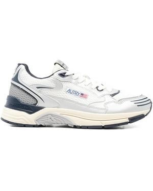 Autry Hiperway Panelled Sneakers - White