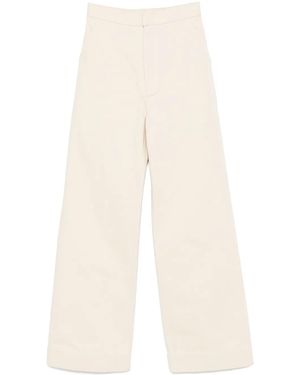 Jil Sander Straight-Leg Trousers - White