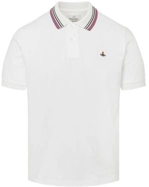 Vivienne Westwood Orb-Detail Polo Shirt - White