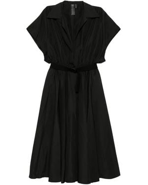 Norma Kamali Ausgestelltes Hemdkleid - Schwarz