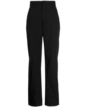Post Archive Faction PAF Zip-Detail High-Waist Trousers - Black