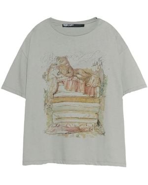 Bimba Y Lola Light Fábula Logo T- Shirt - Grey