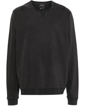 Ecoalf Slogan-Print Crew-Neck Sweatshirt - Black