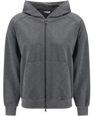 Brunello Cucinelli Kapuzenjacke - Grau