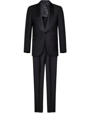 Franzese Collection Brad Pitt Single-Breasted Dinner Suit - Black
