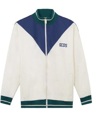 Gcds Sweater Met Rits - Blauw