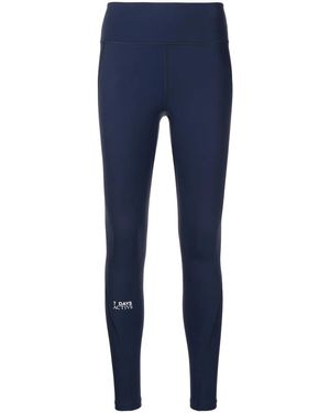 7 DAYS ACTIVE Logo-Print Leggings - Blue