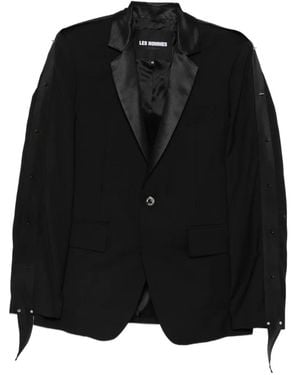 Les Hommes Single-Breated Blazer - Black
