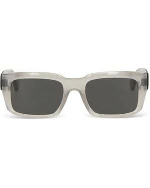 Off-White c/o Virgil Abloh Gafas de sol con montura rectangular - Gris