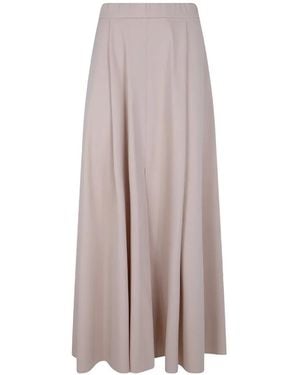 Pierantoniogaspari Pleated Midi Skirt - Natural
