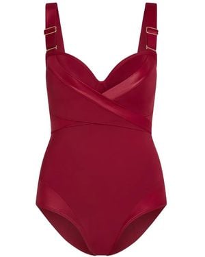 Marlies Dekkers Costume Da Bagno Con Coppe Imbottite - Rosso