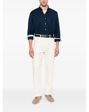 Brooks Brothers Button-Down-Collar Shirt - Blue
