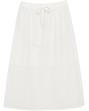 To b. by agnès b. Optical Skirt - White