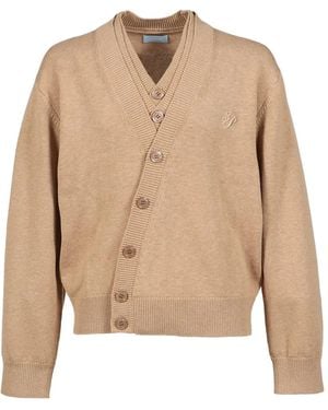 3.PARADIS Cárdigan Bordado Con Cuello A Capas - Neutro
