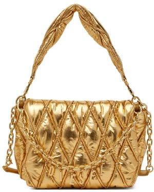 DIESEL Mittelgroße Charm-D Schultertasche - Mettallic