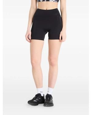 adidas Optime Power Logo-Print Shorts - Blue