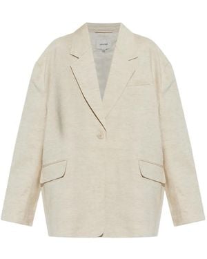 Gestuz Riava Single-Breasted Jacket - White