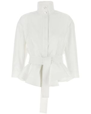 Jacquemus The Cabana Belted Shirt - White