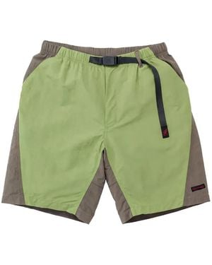 Gramicci Colourblock Belted Shorts - Green