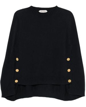 Alberta Ferretti Pullover Mit Knopfverzierung - Schwarz
