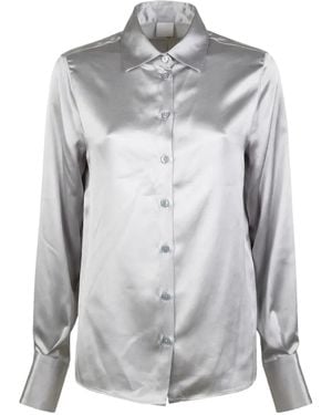 Eleventy Buttoned Shirt - Grey