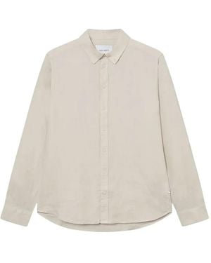Les Deux Long-Sleeve Button-Down Shirt - White