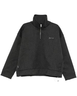 Bonsai Half-Zip Sweatshirt - Black