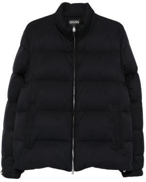 ZEGNA Quilted Padded Jacket - Black
