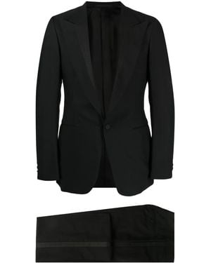 Gucci Zweiteiliger Anzug Aus Bio-Seide - Schwarz