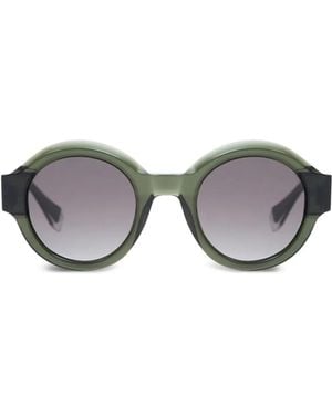 Gigi Studios Stella Round-Frame Sunglasses - Grey