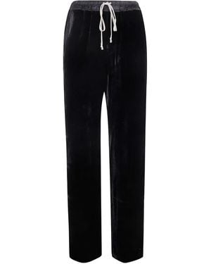 Rick Owens Pocket Drawstring Trousers - Black