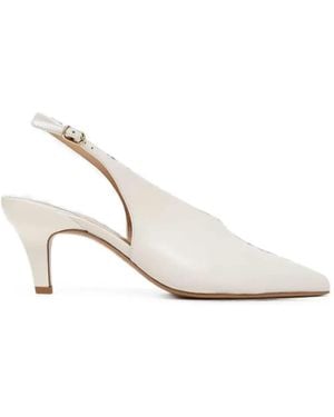 Chloé Pointed-Toe Slingback Court Shoes - White