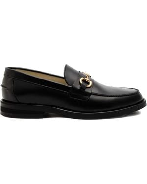 Duke & Dexter Leather Loafers - Black