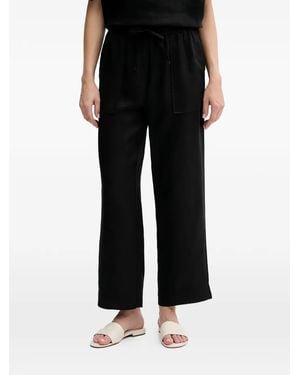 Benetton Drawstring Pocket Trousers - Black