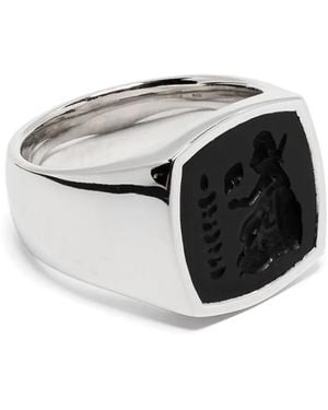 Tom Wood Athena Ring - Schwarz