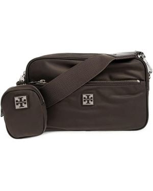 Tory Burch Virginia Pouch-Attachment Shoulder Bag - Brown